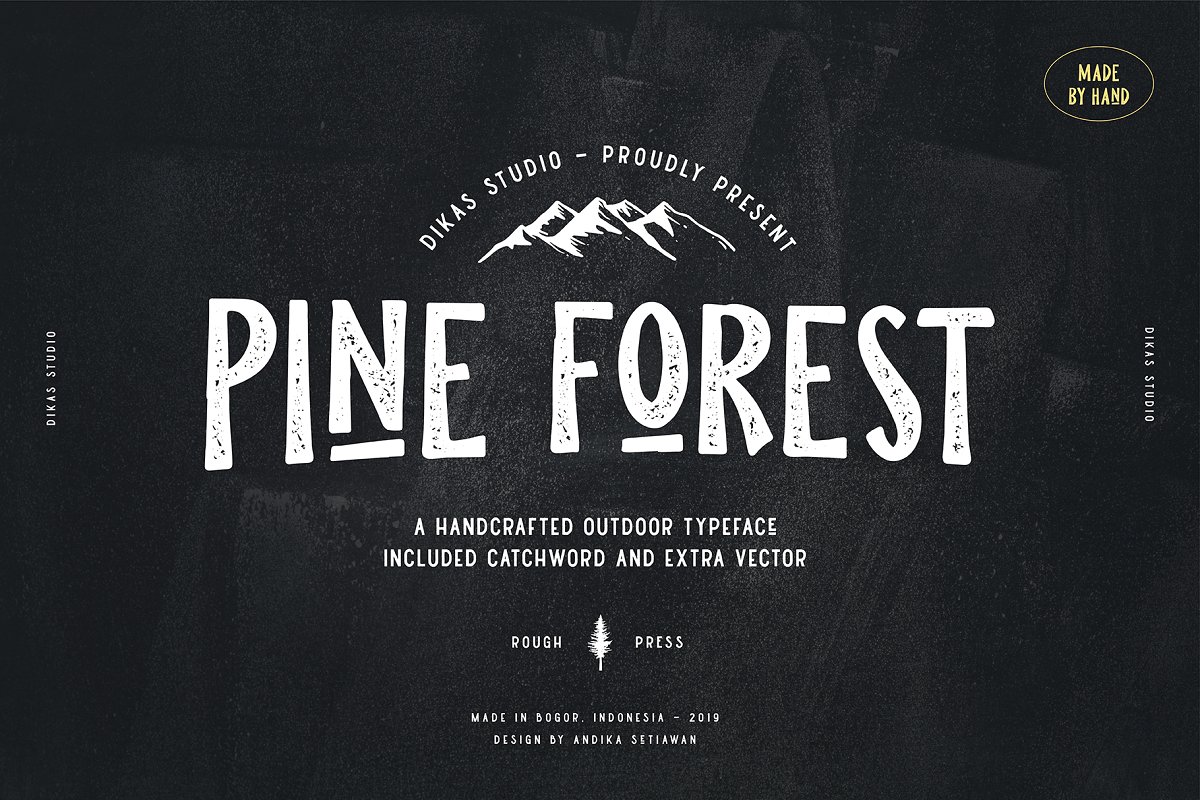 フォント Pine Forest
